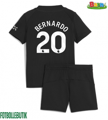 Manchester City Bernardo Silva #20 Bortaställ Barn 2025-26 Kortärmad (+ Korta byxor)